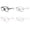 D-Black 14cmX14cm, variant on Zhuke Blue Light Glasses Men Women Transparent Blue Light Blocking Computer Glasses Anti Eyestrain Lightweight Clear Frame