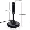 thumbnail image 2 of Compatible avec Salon, RV, RV, Antenne TV Intérieure HD Puissante HDTV DTMB DVB-T ISDB F Mâle Eph, 2 of 5
