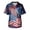Dark Blue_#03, variant on 4th Of July Scrubs Top for Mens 250 Anniversary Usa Short Sleeve V Neck Independence Day Scrub Top American Flag Print Patriotic Nursing Uniforms with Pockets,Navy L