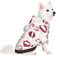 thumbnail image 2 of Balery Red Lips Sudadera con Capucha para Perros Pequeños – Ropa para Mascotas, Disfraz para Perros y Gatos, Ideal para Fiestas y Cosplay-Large, 2 of 7