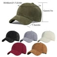 thumbnail image 4 of Gorra de béisbol de pana Minnieouse unisex estilo deportivo ajustable color caqui, 4 of 6