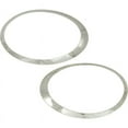 thumbnail image 1 of 2X for 2007-2015 R55 R56 R57 R58 R59 ABS Chrome Silver Headlight Trim Ring 51137149905, 1 of 6