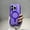Purple, variant on Phone Case - Cute Clear Fluorescent Color Magnetic Wireless Charge Phone Case for Iphone 16 15 14 13 12 11 Pro Max Plus Soft Silicone Back Cover Candy Color
