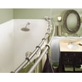 thumbnail image 2 of Tringle de Douche Double Courbée en Nickel Brossé, 2 of 7