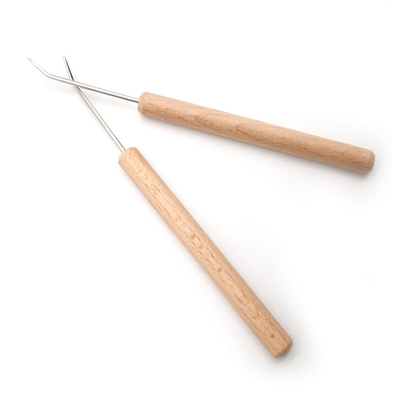 CIYISON 2Pcs/Set Wooden Knitting Loom Hook Weaving Crafts Making Hat Blankets Scarf Tool