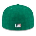 thumbnail image 4 of Men's New Era Kelly Green Atlanta Braves St. Patrick's Day 59FIFTY Fitted Hat, 4 of 6
