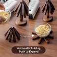 thumbnail image 4 of EIMELI Rustic Style Wood Placemat Foldable Anti-Hot Easy Storage Potholder for Kitchen Dining Room Accessories, 4 of 8