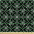 thumbnail image 2 of Ethnic Sofa Upholstery Fabric by the Yard, Antique Modern Geometric Motif with Royal Victorian Irish Damask Effects, Decorative Fabric for DIY and Home Accents, Charcoal Grey Black by Ambesonne, 2 of 5