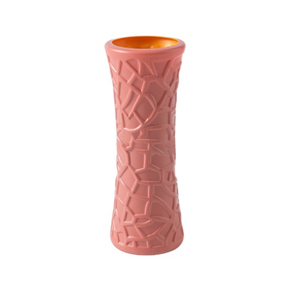 Vikakiooze Plastic Imitation Glazed Vase Living Room Flower Arrangement TV Cabinet Decoration Dried Flower Decoration Flower Pot Flower Utensil