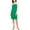 Apple Green/Salmon Pink, variant on Women's Colorblock Knot-Neck Bodycon Dress Kasper Gold/Royal Blue L