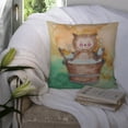 thumbnail image 3 of Carolines Treasures BB7342PW1414 Owl Bathing Watercolor Fabric Decorative Pillow  14Hx14W multicolor, 3 of 4
