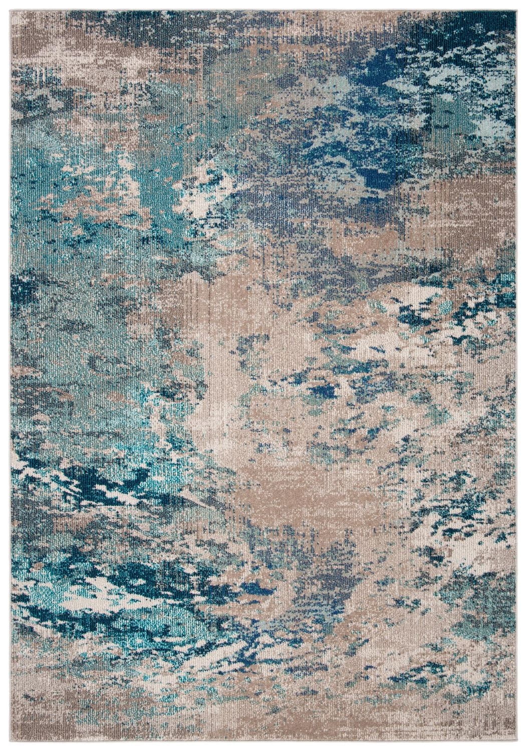 SAFAVIEH Madison Oscar Abstract Distressed Area Rug