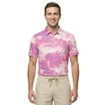 thumbnail image 6 of Birdie Bound Men's & Big & Tall Men's Vintage Honolulu Print Polo Top, Sizes XS to 4XLT, 6 of 6
