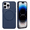 Blue, variant on Phone Case for Apple iPhone 15 Pro Max (6.7") Premium Lux Leather Hybrid with Magsafe Compatible and Soft Microfiber, Metal Buttons Cover [ Red ]