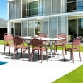 thumbnail image 2 of Compamia Marcel XL Resin Outdoor Arm Chair Marsala, 2 of 7