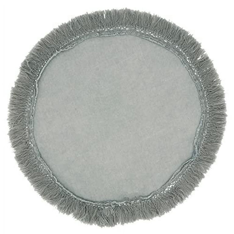 Round Vinyl Placemat - Set of 4 – Tea + Linen