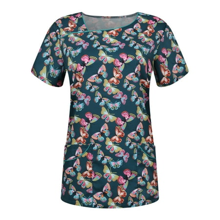 

CHMORA V-Neck Scrubs for Women Workwear Revolution Soft Stretch Easy Care