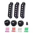 thumbnail image 2 of 48 50 52MM ST Electric Guitar Single Coil Pickup Covers 1 Volume 2 Tone Knob SSS, 2 of 5