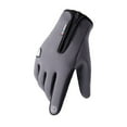 thumbnail image 2 of Unisex Winter Windproof Waterproof Touch Screen Zip Warm Cycling Skiing Gloves, 2 of 8