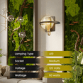 thumbnail image 4 of ELK Home Oriah One Light Wall Sconce Matte Black Mercury Glass Shade, 4 of 5