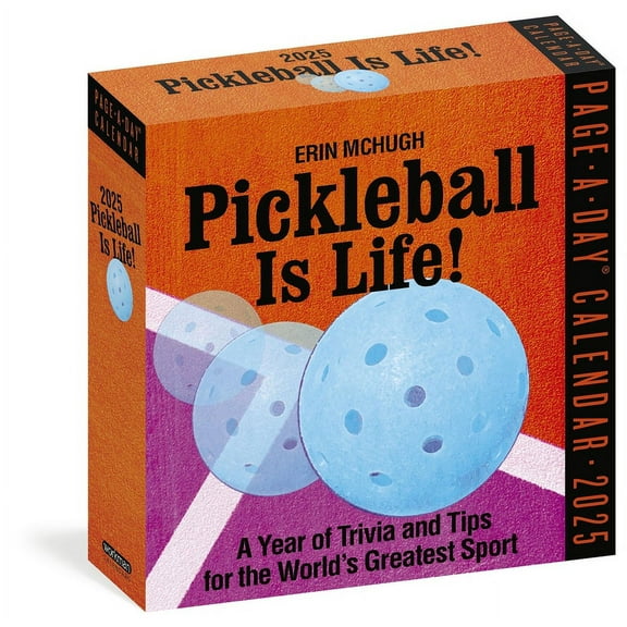 Pickleball Is Life! Page-A-Day(r) Calendar 2025: Trivia, Tips, and Wisdom for the World's Greatest Sport, (Paperback)