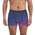 thumbnail image 1 of Fotbe Violet Glitter Calzoncillos Tipo Boxer con Bolsa de Soporte Total para Hombre, X-Temp Fresco, Transpirable y de Secado Rápido-Medium, 1 of 5