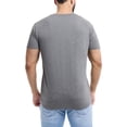 thumbnail image 2 of X RAY JEANS Mens Basic Henley Neck Short Sleeve T-Shirt, Charcoal, 3XL, 2 of 7