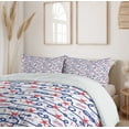 thumbnail image 6 of Ambesonne Starfish Duvet Cover Sets, Scallops, 2-King, Multicolor, 6 of 7