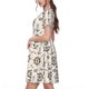 thumbnail image 2 of Disketp Anchors with Rope para Vestido de Manga Corta para Mujeres, Vestidos de Verano para Mujeres, Casual y Holgado para la Playa, 2 of 6