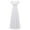 White, variant on Women Floral Lace Wedding Bridesmaid Dress Female Off Shoulder Maxi Party Dresses