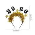 thumbnail image 5 of MOMOJIA 2026 Holiday Headwear Sparkling Hair Hoop For Women Celebration Party Supply, 5 of 10
