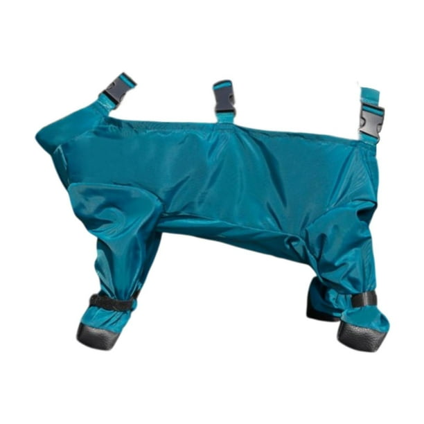 Pantalones de perros protector de nieve protector de nieve, a prueba de polvo, zapatillas de pata botas de suspensión para perros para mascota que L