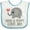 White and Blue, variant on Inktastic Nana and Poppy Love Me Boys or Girls Baby Bib