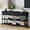 Black - 55 in, variant on Aufeile 43" Narrow Console Table, Entryway Table with 3 Drawers and Outlets, Fabirc Sofa Table with Open Shelves for Couch, Hallway, Foyer, Living Room, Brown