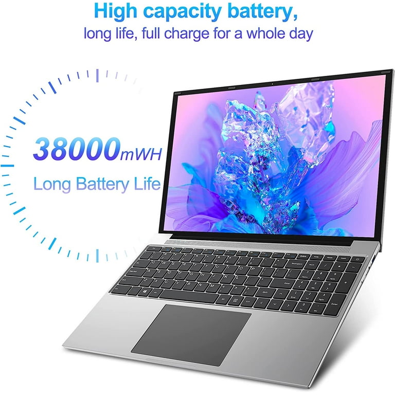 Jumper 16in Windows 11 Laptop 16GB RAM 512GB SSD Computer 4-Core Intel  Celeron 1920*1200 IPS Screen