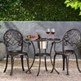 thumbnail image 6 of Cast Bistro Set for Outdoor Use | Keeps Beverages Chilled | Aluminum Material | Comes with 2 Chairs and Table, 6 of 6