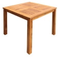 thumbnail image 5 of Teak Wood Florence Outdoor Patio Bistro Table, 35 Inch, 5 of 5