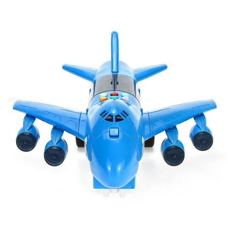 Children's Toy Gift Aircraft Model Large Airplane + 2 Trolley,Music