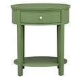 thumbnail image 4 of Weston Home Easley Circle End Table With Drawer And Lower Storage, Meadow Green, 4 of 8