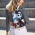 thumbnail image 5 of Goofa The Nightmare Before Christmas Pattern Durable Canvas Daypack - High-Quality Vintage Backpack, Compact & Versatile for Travel and Everyday Use-Small, 5 of 5