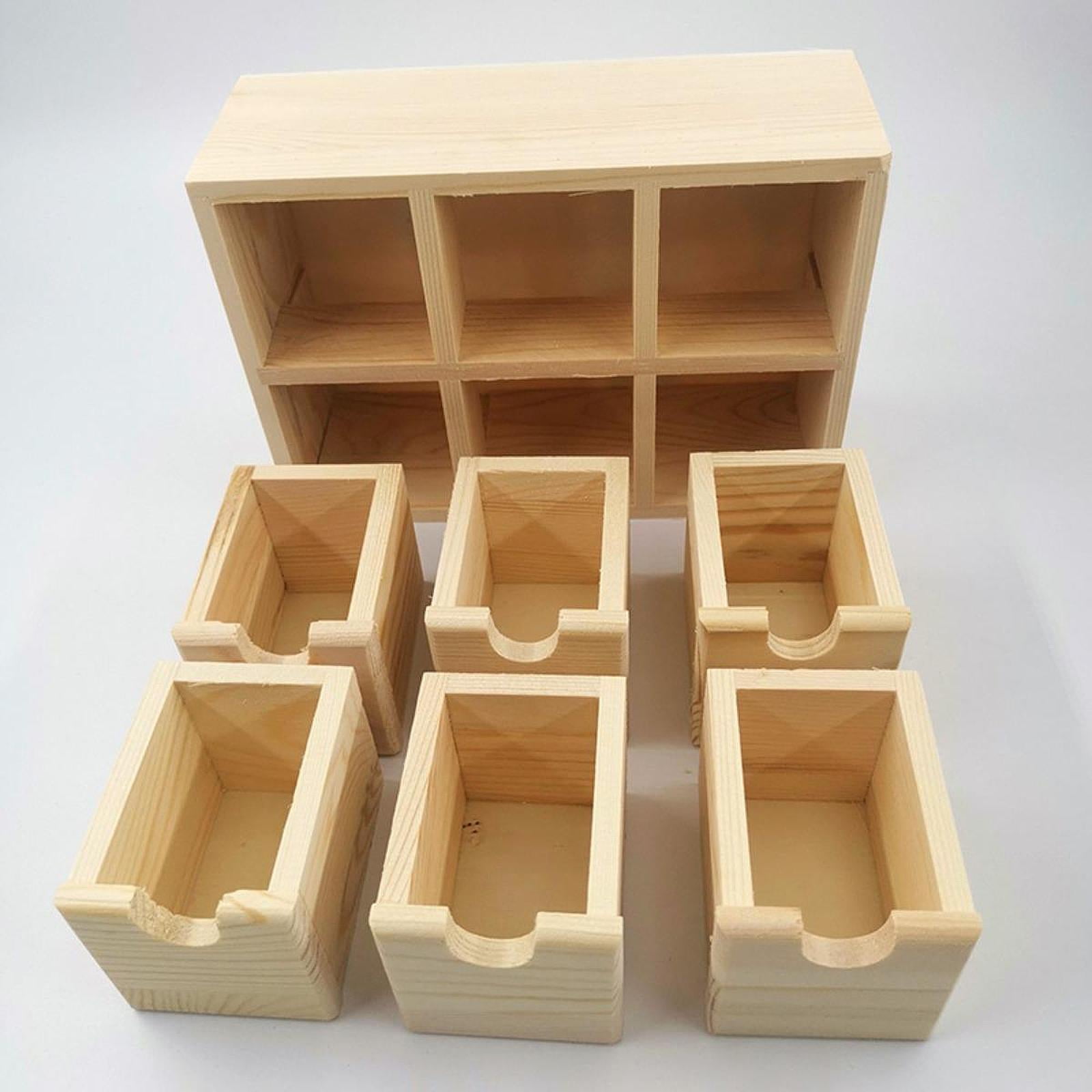 QSTDGVPW Small Drawer Storage Box Craft Mini Cabinet for Desk Living Room Accessories