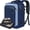 Blue, variant on Expandable 40L Travel Backpack with 3 Packing Cubes, Flight Approved 18x14x8 Anti-Theft Carry-on Luggage for 17.3" Laptop, Weekend Bag for Women & Men, Grey