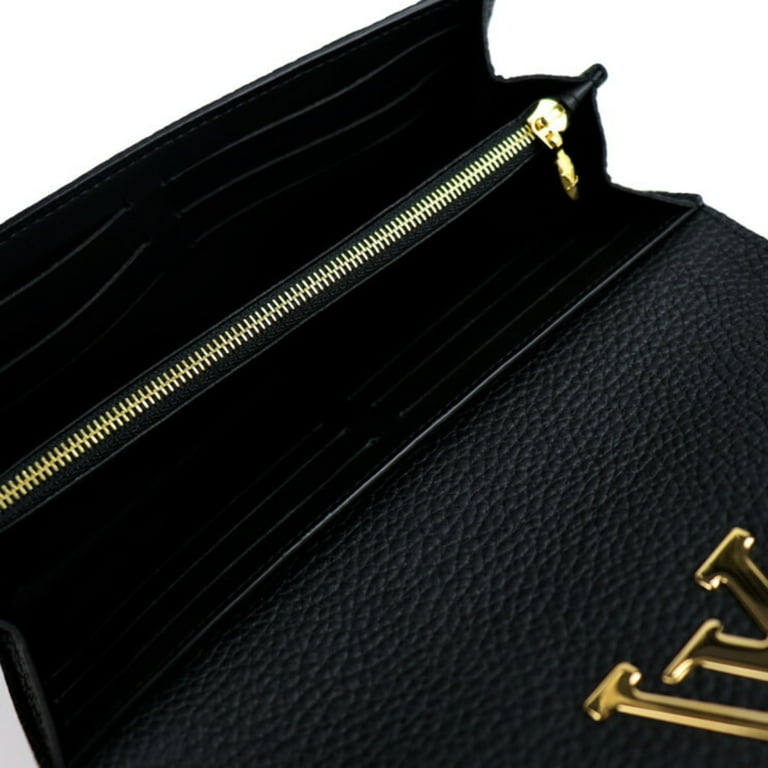 Authentic LOUIS VUITTON Capucines Taurillon Leather Long Wallet