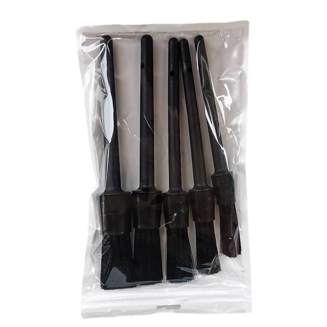 Car Detailing Brush Automotive Detail Brushes Soft Car Detail Brushes Wheel Cleaning Brush Soft Detailing Brush 5 Pcs Car Detailing Brush Set Interior Crevice Brush Soft Synthetic