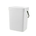 thumbnail image 2 of PPgejGEK Wall Mounted Hanging Trash Can with Lid for Kitchen Cabinet, 24.5x21x17.5cm/9.64x8.27x6.89in, Adhesive No Drill Bathroom Bin, 2 of 8