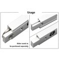 thumbnail image 5 of Woodworking T-Track Slider Limitable Miter Bar Rail Slider Table Saw Gauge Rod Woodworking T-Track Slider, 5 of 5