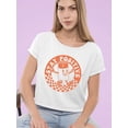 thumbnail image 2 of Stay Positive Energy Crop Tee Women's -SelectDesign Designs, 2 of 4