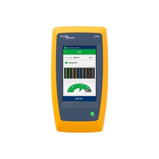 Fluke LinkIQ LIQ-100 Trousse de Testeur de Réseau Performance des Câbles 10 Gb/s Diagnostics