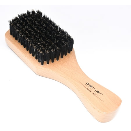 Parker's 100% Premium Boar Bristle Hair Brush, Natural Beechwood Handle - Packaged in a Gift