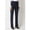 INDIGO, variant on ECRU Designs Banded Waist Button Hook Zipper Closure Slit Front Hem Stretch Crepe Pant-BLACK / 14